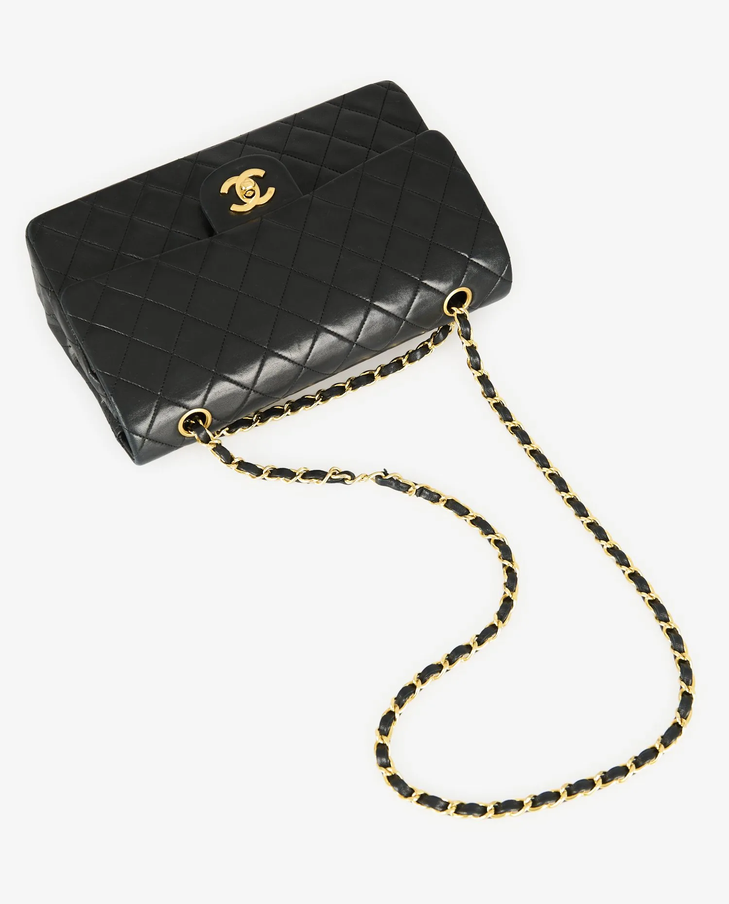 Sac Chanel 25cm double rabat vintage - Photo 9