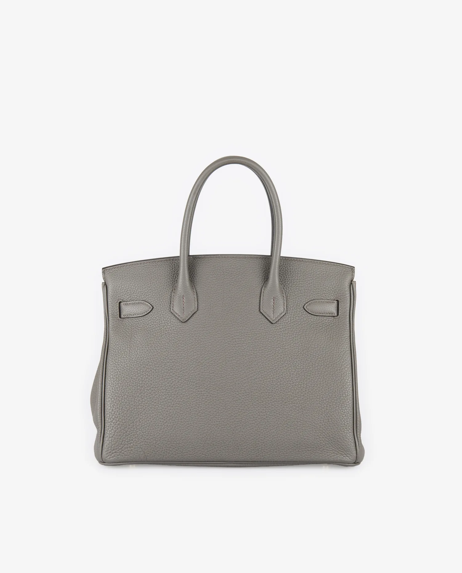 Birkin 30 Hermès cuir togo étain - Photo 4
