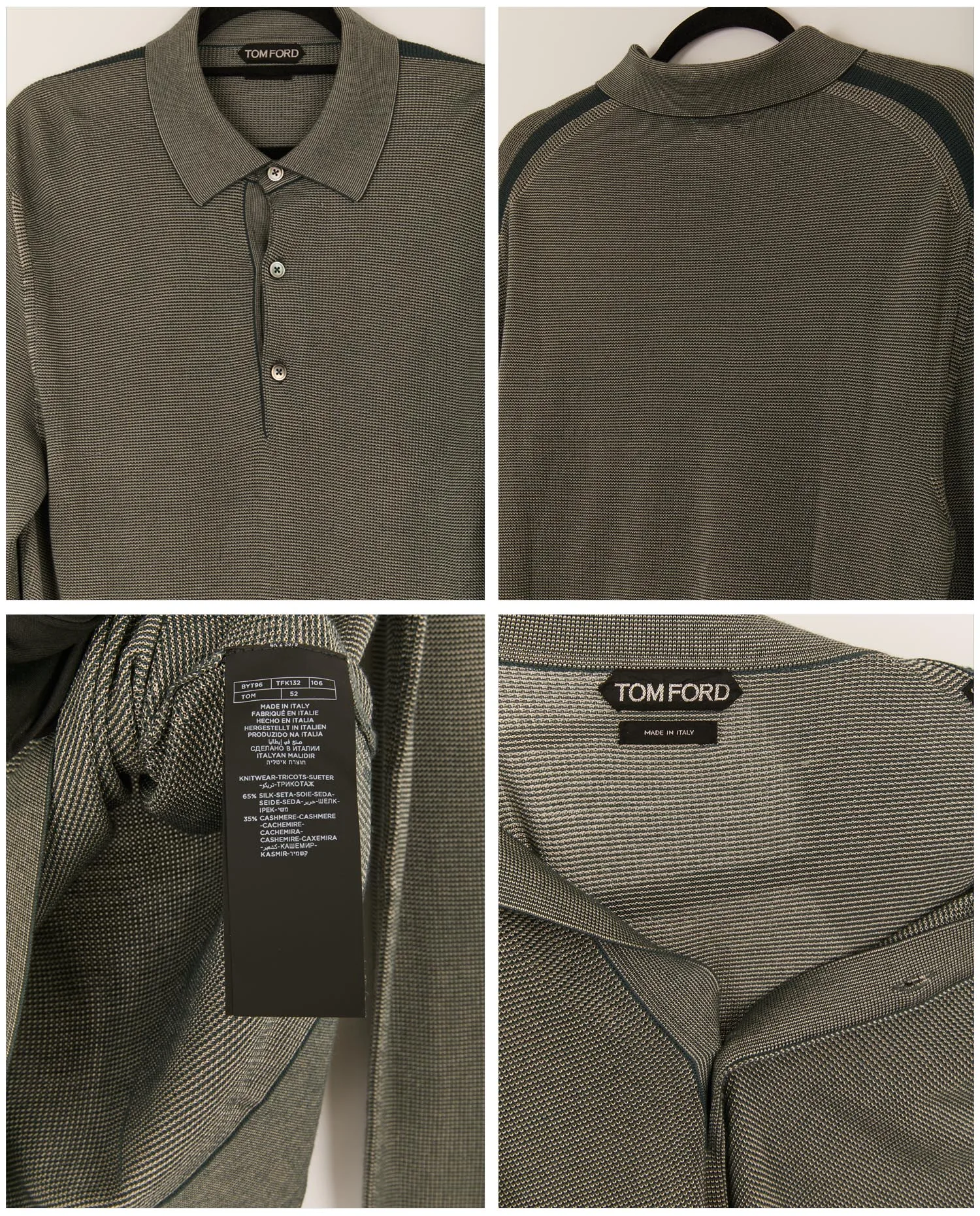 Pull Tom Ford gris métallisé – Image 3