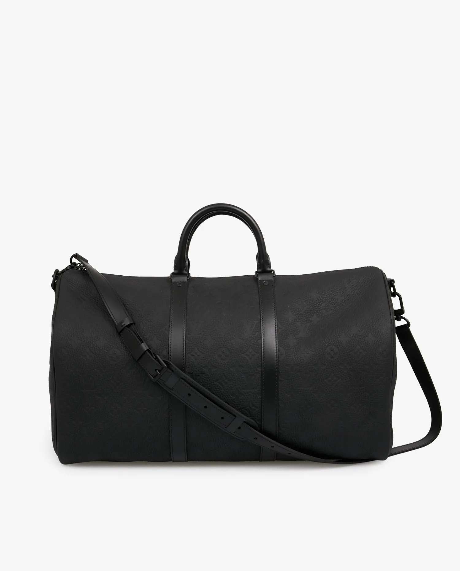 Keepall 50 Louis Vuitton cuir Monogram Shadow