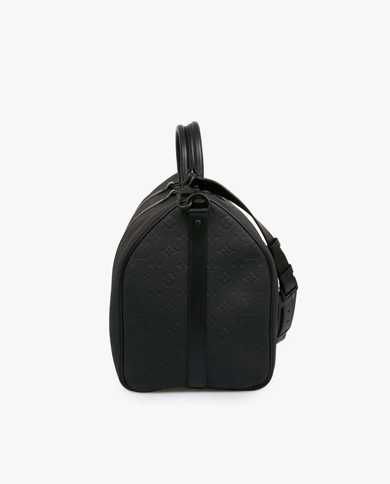 Keepall 50 Louis Vuitton cuir Monogram Shadow – Image 3