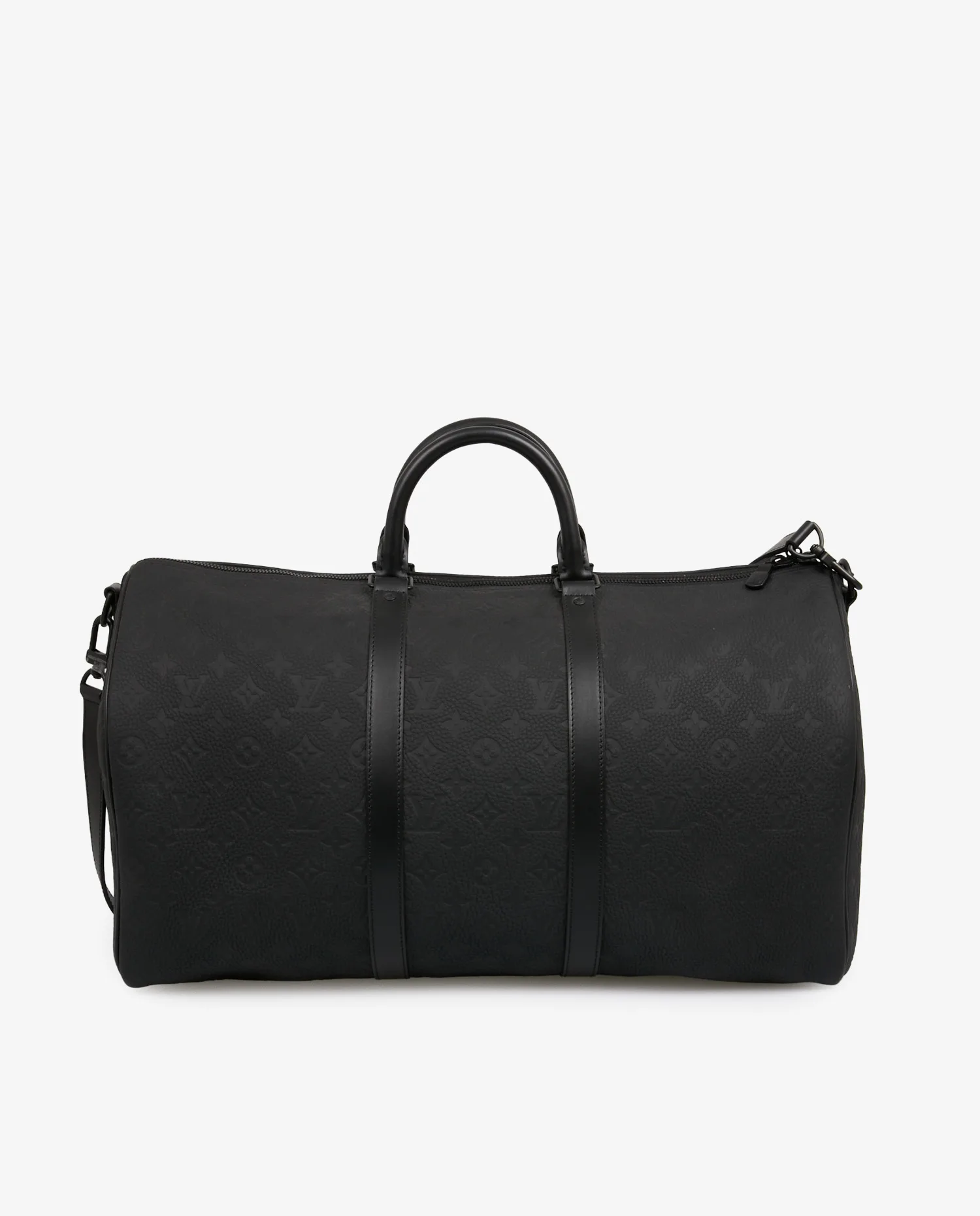 Keepall 50 Louis Vuitton cuir Monogram Shadow – Image 4