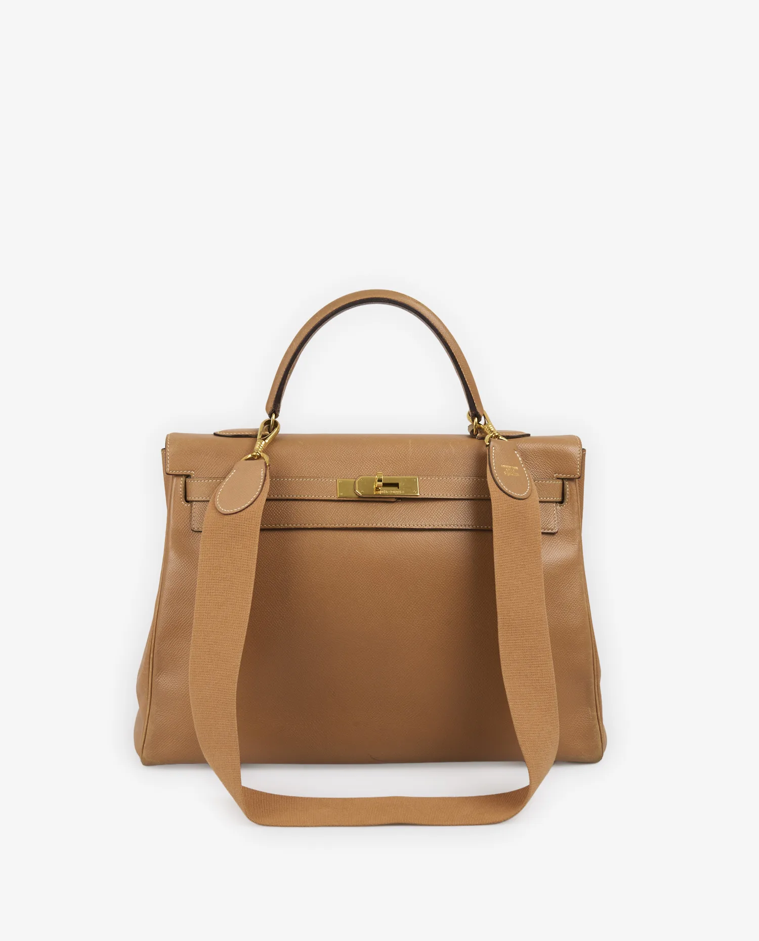 Kelly 35 Hermès cuir courchevel gold