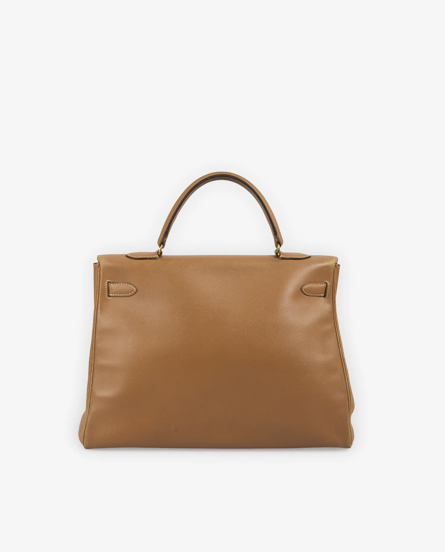 Kelly 35 Hermès cuir courchevel gold – Image 4