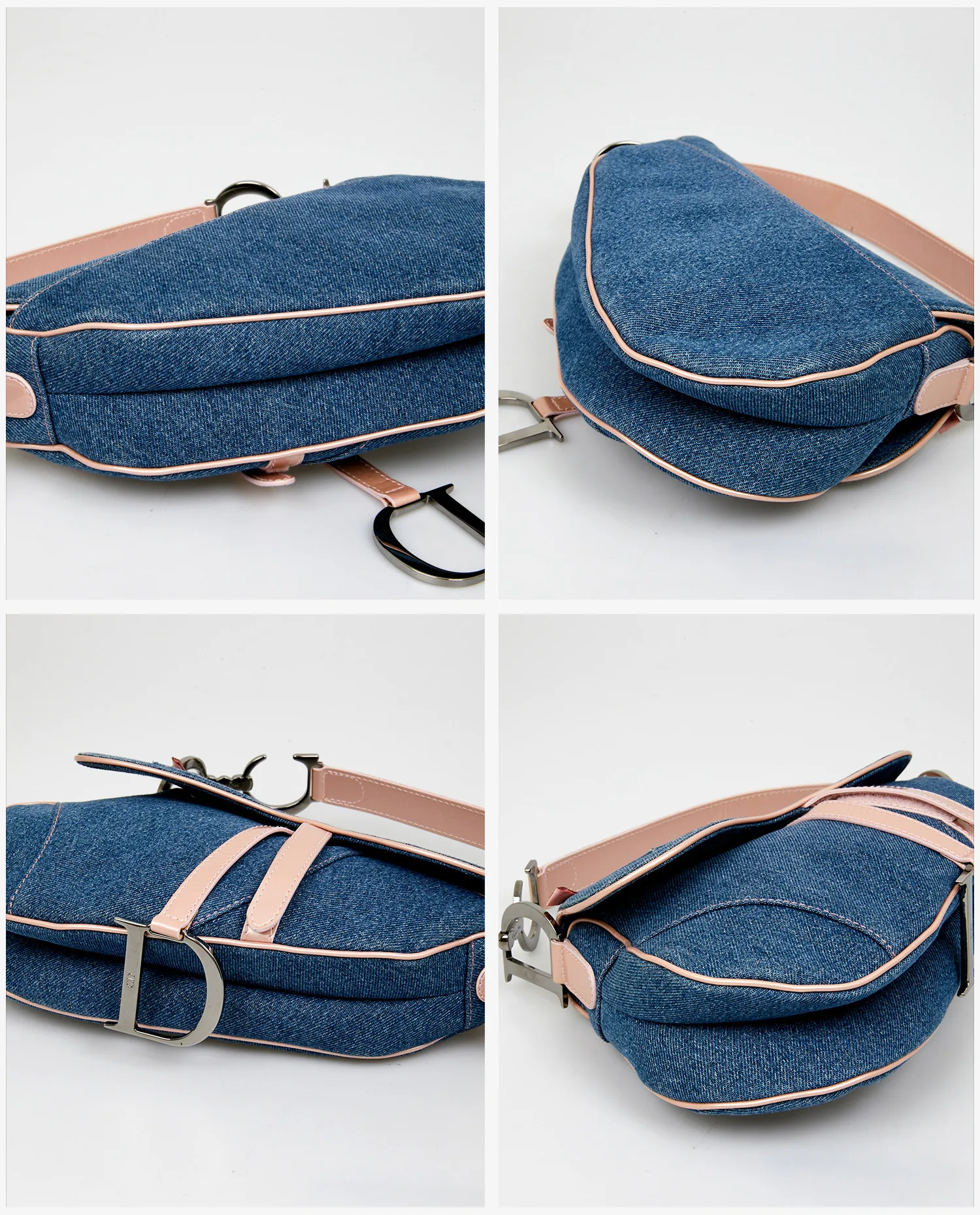 Sac Saddle Christian Dior denim vintage – Image 6