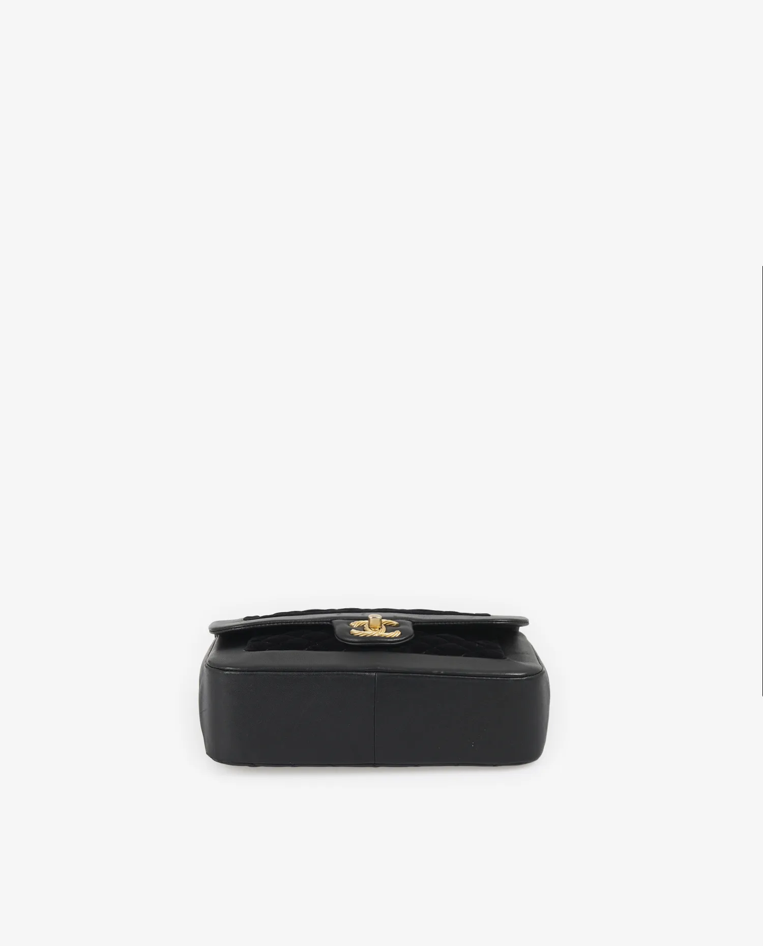 Sac Chanel cuir/suède noir – Image 5