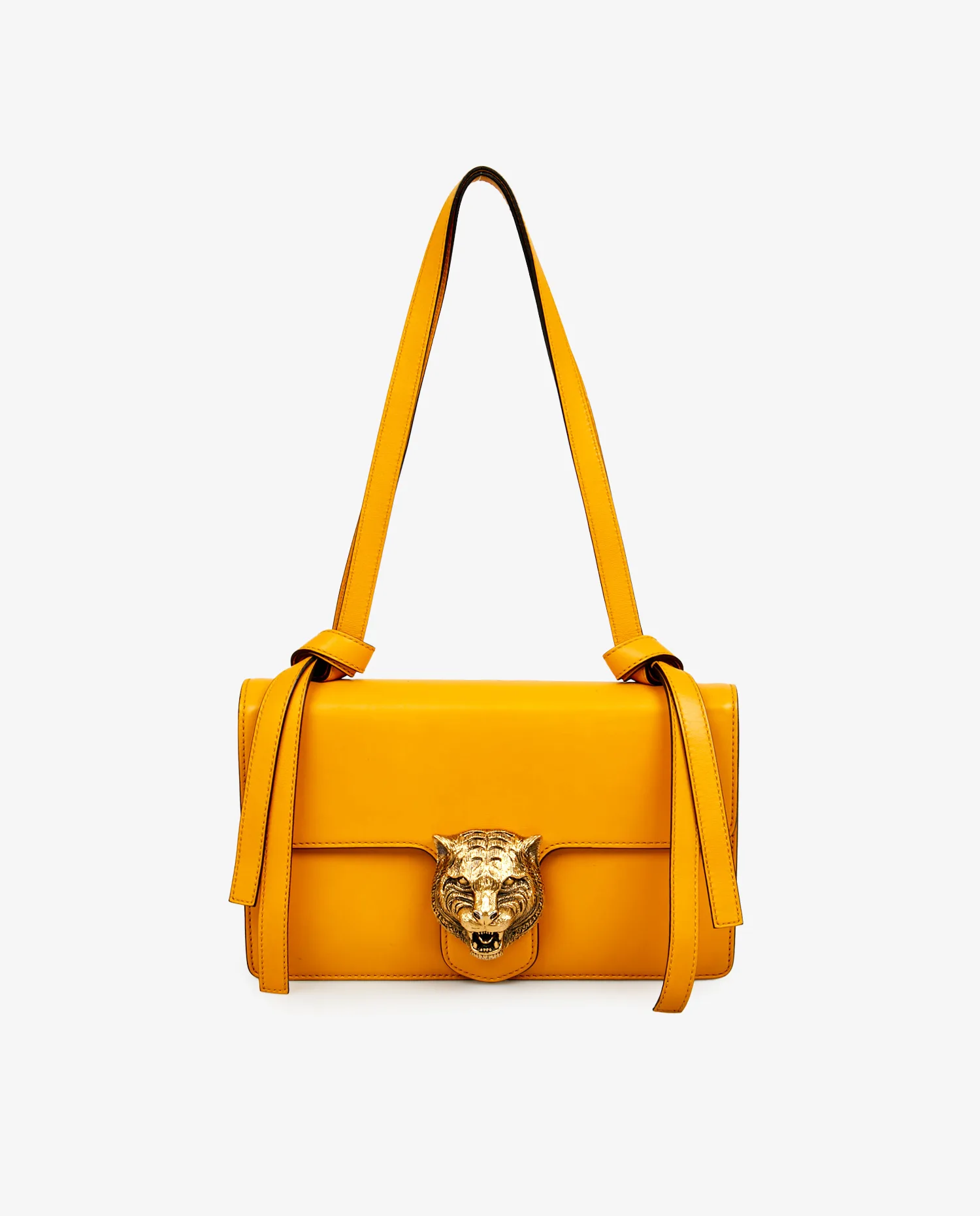 Sac Gucci Animalier cuir agneau jaune