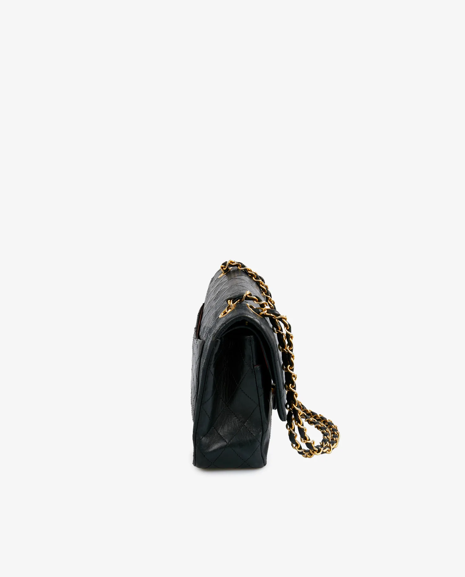 Sac vintage Classique Chanel noir – Image 3