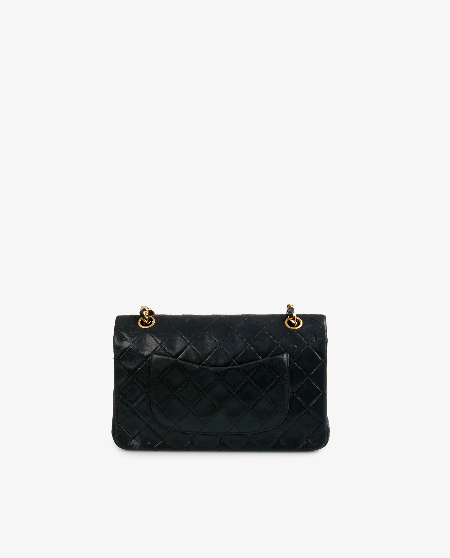 Sac vintage Classique Chanel noir – Image 4