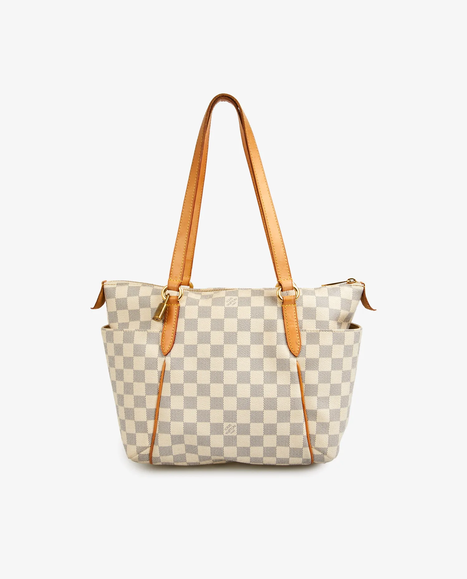 Cabas "Totally" Louis Vuitton toile damier azur