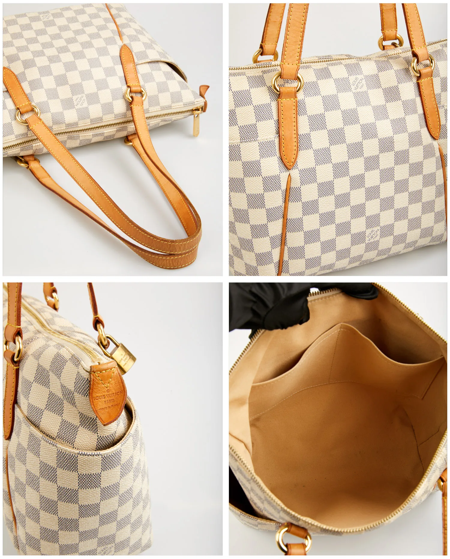 Cabas "Totally" Louis Vuitton toile damier azur – Image 7
