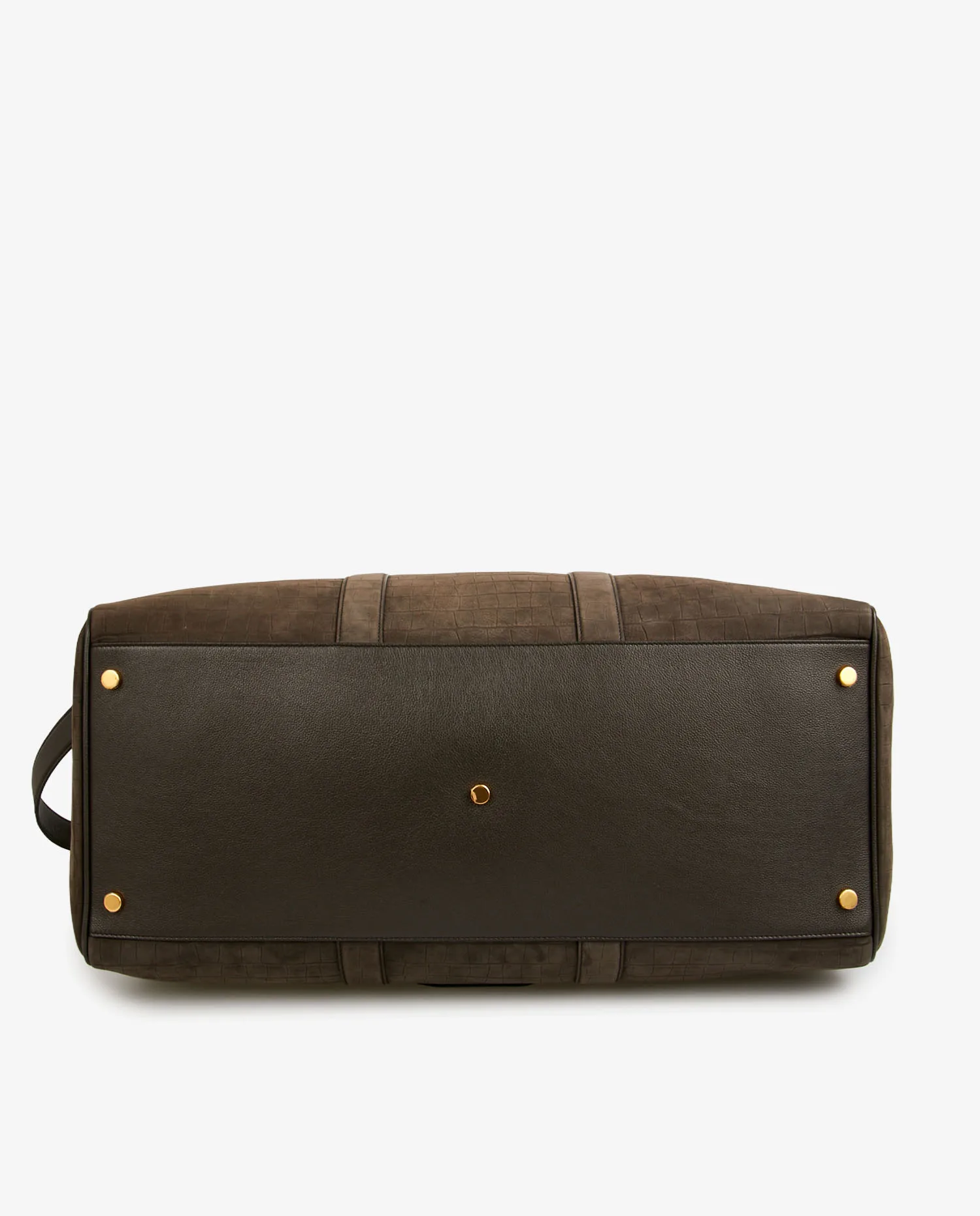 Sac de voyage Tom Ford cuir de veau marron – Image 5