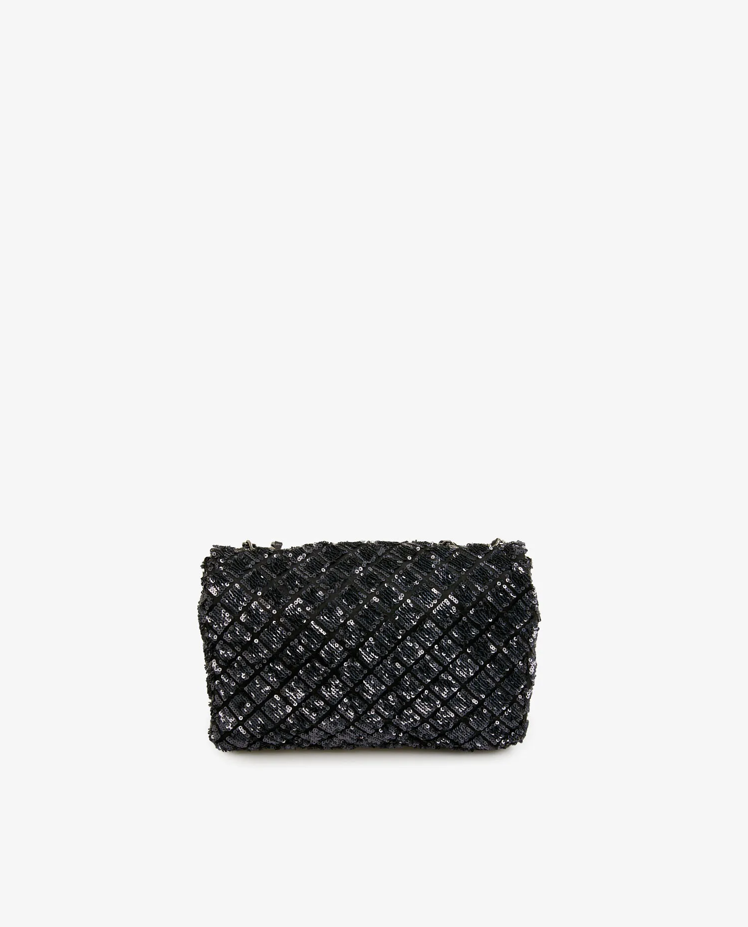 Sac du soir Chanel sequins bleu marine – Image 4