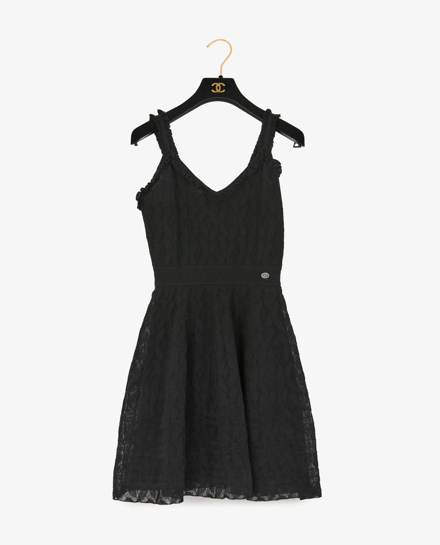 Robe du soir Chanel dentelle noire