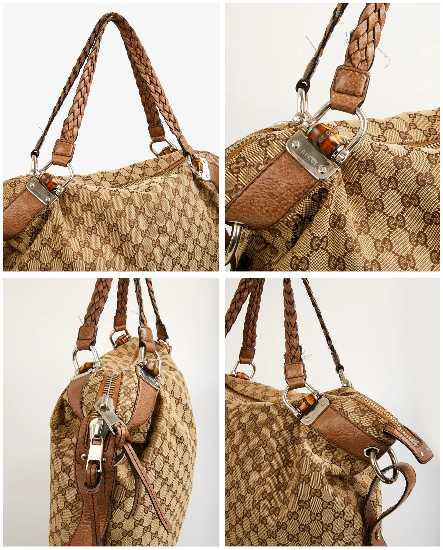 Cabas Gucci XL Monogram vintage – Image 5