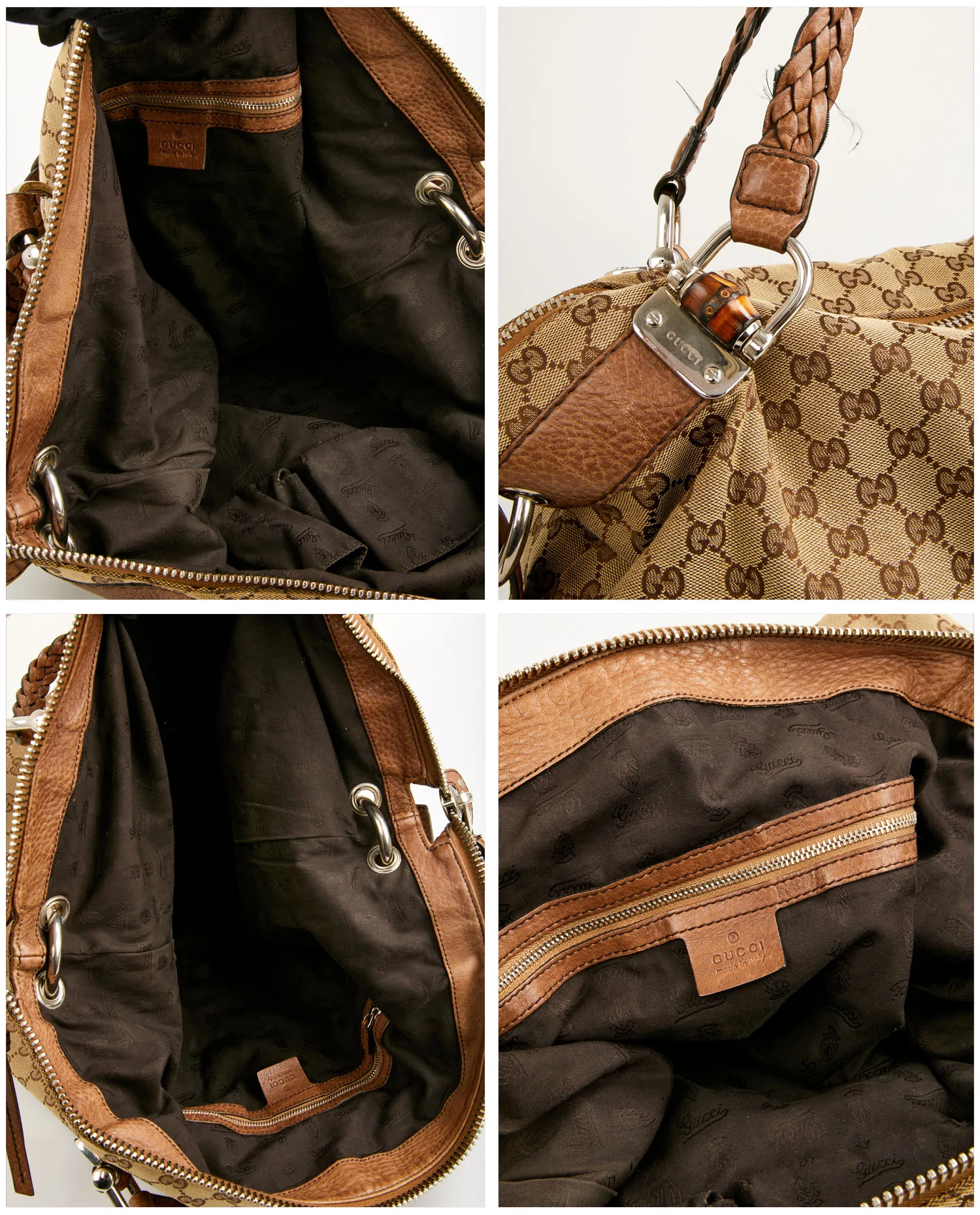 Cabas Gucci XL Monogram vintage – Image 8