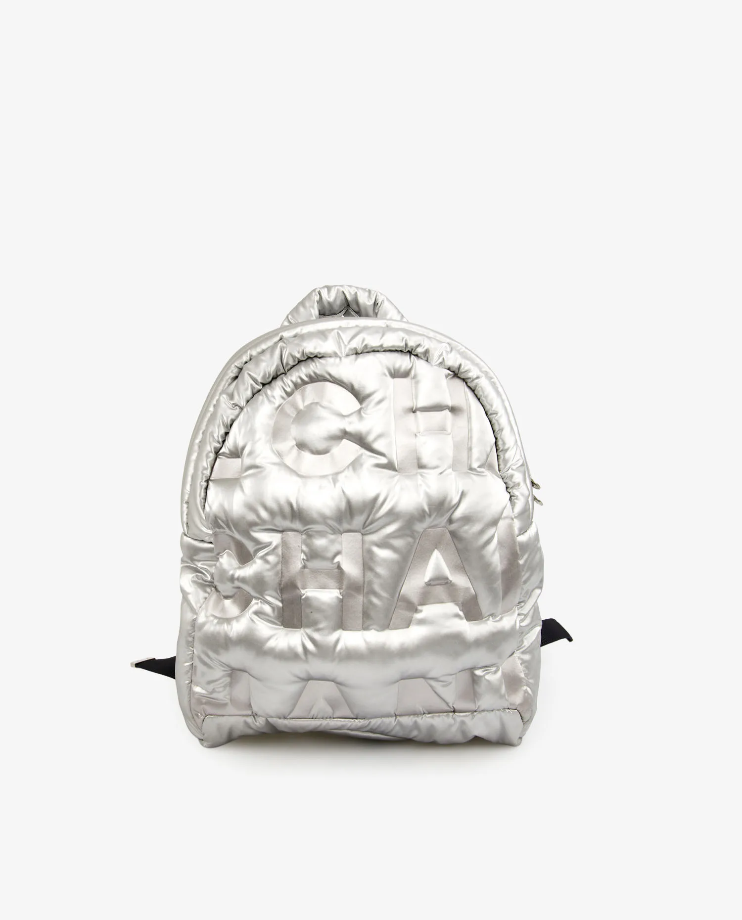 Sac à dos Chanel argent collection Espace Aérien Chanel