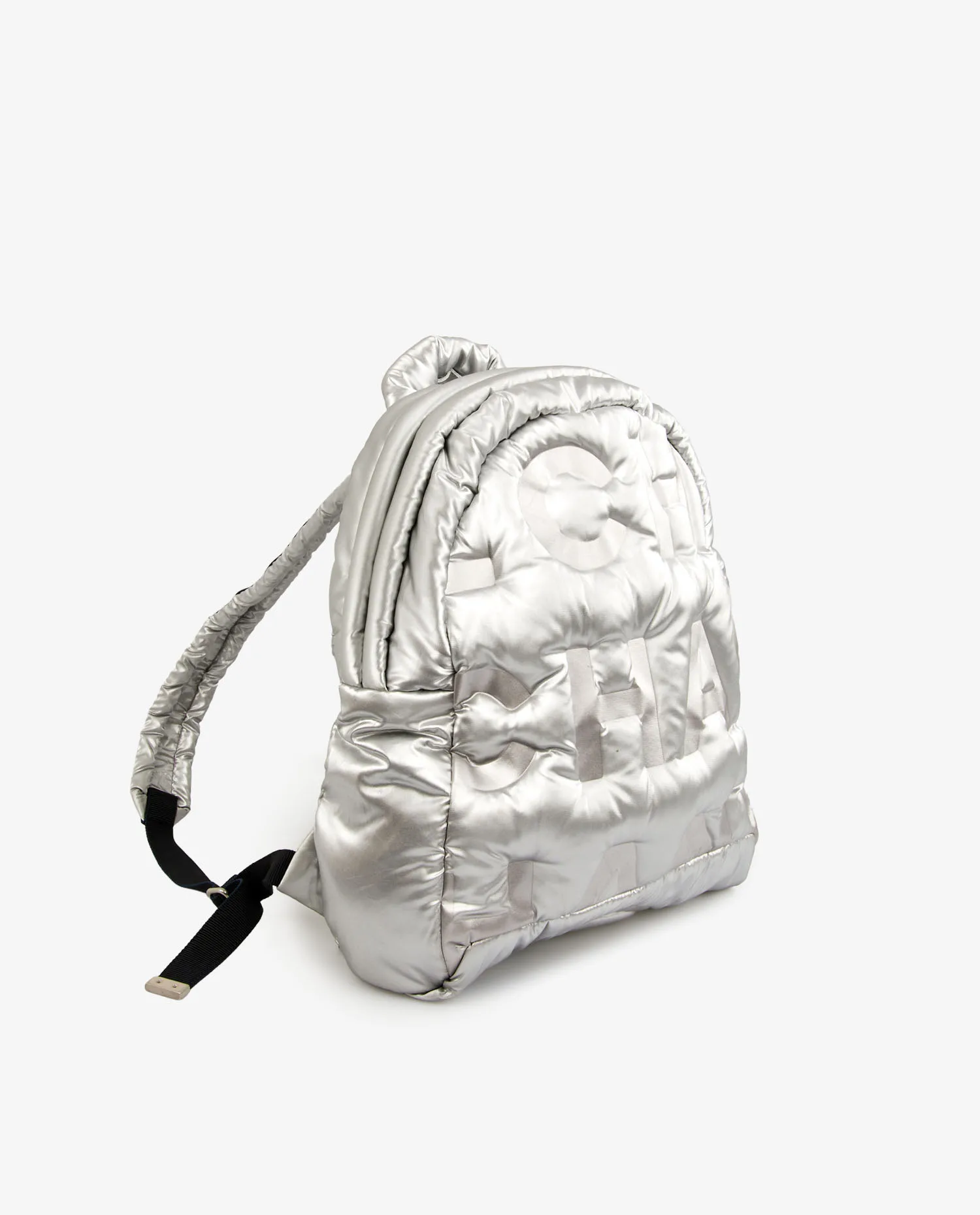 Sac à dos Chanel argent collection Espace Aérien Chanel – Image 2
