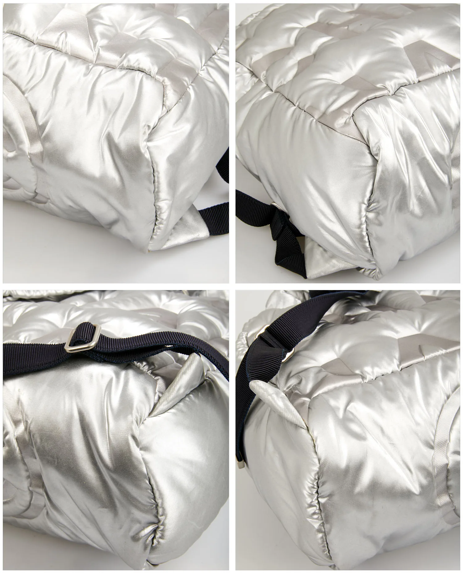 Sac à dos Chanel argent collection Espace Aérien Chanel – Image 6
